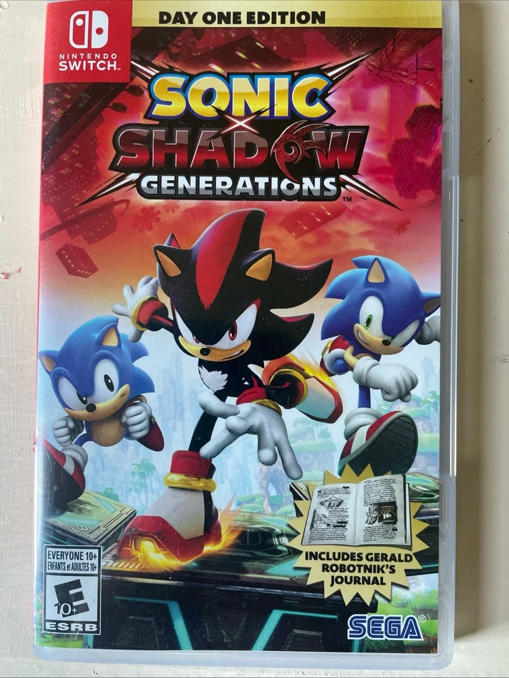 Sonic x Shadow Generations Day One Edition - Nintendo Switch (Red, Black)